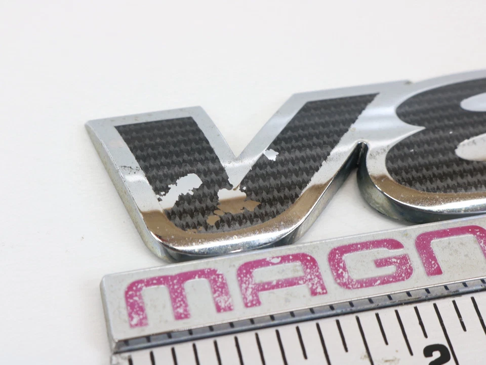 2005–2011 Dodge Ram Dakota V8 Magnum Badge Symbol Logo Sign Letter Emblem - Image 3 of 4