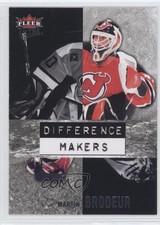 2007-08 Fleer Ultra Difference Makers Martin Brodeur #DM8 HOF 0a1