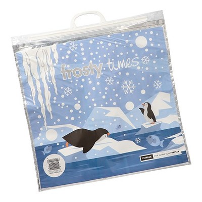 75 Tiefkühltragetaschen LDPE 18 l 52 cm x 52 cm ''Frosty Times'' Papstar 14168