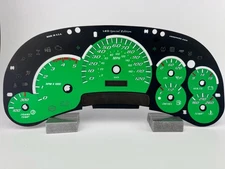 US Speedo Green Silverado/Sierra Gauge Face for Clusters 03-05 2500/3500 Diesel