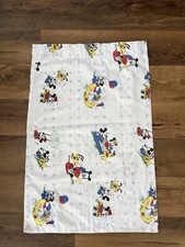 Vintage 1984 The Walt Disney Co. Mickey Minnie Mouse Babies Bed Pillow Case