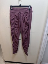 Athleta Attitude II Mauve Jogger Pant w/ Drawstring  Pockets Women's Sz 4