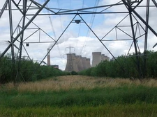 Photo A2 Cottam power station Church Laneham A 2000 megawatt coal-fired  c2012