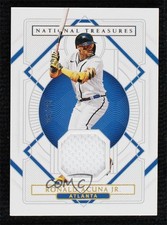 2021 Panini National Treasures Holo Gold 6/25 Ronald Acuna Jr #17 0ed0