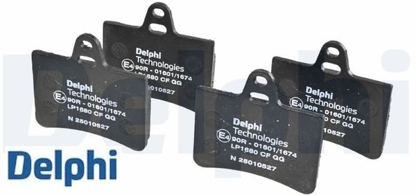 Delphi LP1680 Bremsbelagsatz FüR Scheibenbremse Bremsbelagsatz FüR Citroen-image