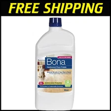 Non-Toxic Hi-Gloss Hardwood Floor Polish - 32 Oz, 6 Bottles - Luxurious Finish