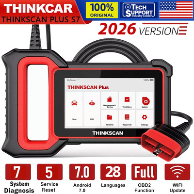 THINKCAR S7 OBD2 Scanner Diagnostic Code Reader Car ABS SRS Transmission Engine