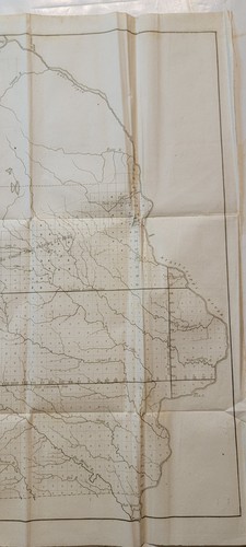 1849 B&W General Land Office GLO mapa Iowa boceto de encuestas públicas - Imagen 4 de 10