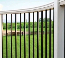 Trex Round Aluminum Balusters for 36" R Height Charcoal BOX OF 20  BKTA30RBK