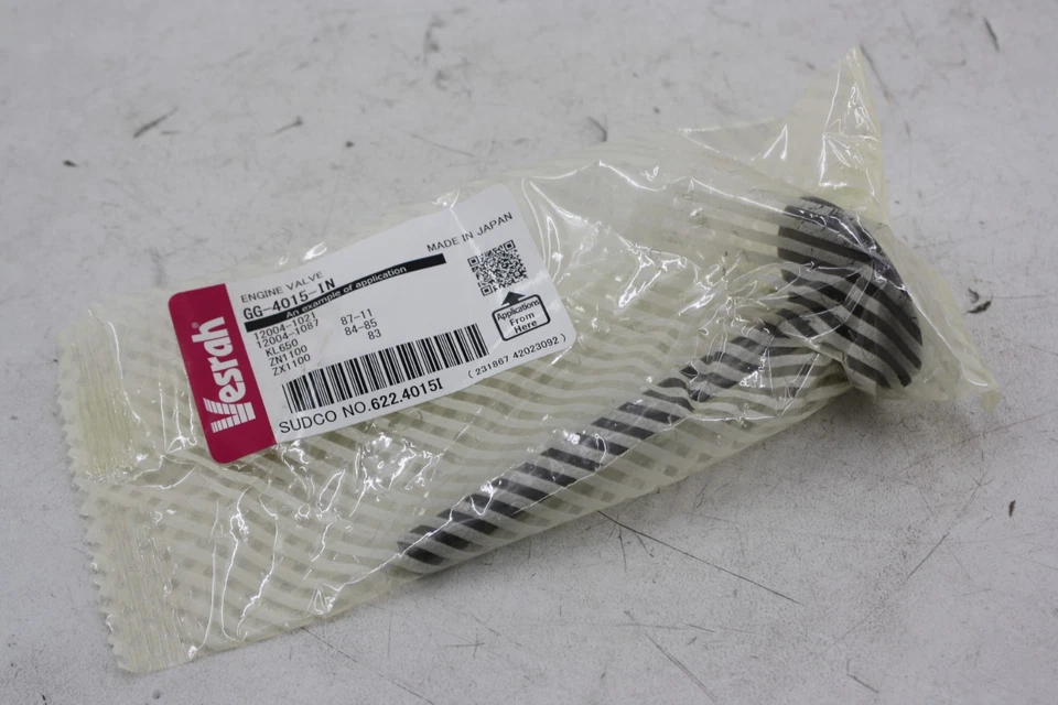 VÁLVULA DE ADMISIÓN VESRAH PARA 84-85 KAWASAKI ZN1100 EJE LTD Y 1983 GPZ1100 ZX1100 Foto 3 de 4