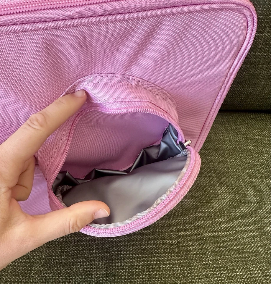 Fiambrera LEGO Rosa para Niños Adultos Aislada con Bolsillo para Pernos NUEVO Foto 2 de 4