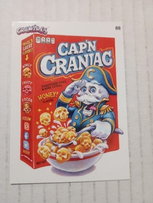 Craniacs Parody 3/7 Series 1 Cap'n Craniac 88 CCG Card Snappy Cracks