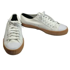 PF Flyers Men's Center Low Top White Canvas Gum Sole Sneaker • Size 13 US