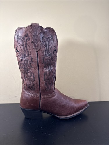 Justin Boots Stampede Western Brown Leather l2559 Boots Women Size 9 C