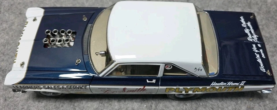 Die-cast Promotions 1965 A/fx 1965 Plymouth 1/18 Lee Smith Haulin Hemi II  Foto 2 de 4