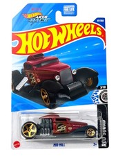 2025 Hot Wheels 7/10 Rod Squad Red Mid Mill HYX39 97/250