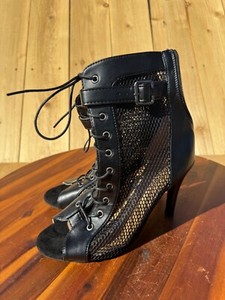 chinese dress ladies Prada - Women's Brushed Leather Lace-Up Shoes main image 1