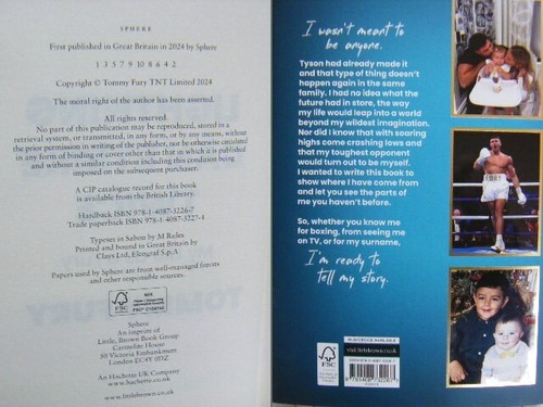 Signed Book Lightning Can Strike Twice by Tommy Fury 1st Edition Hardback 2024 - Picture 2 of 2