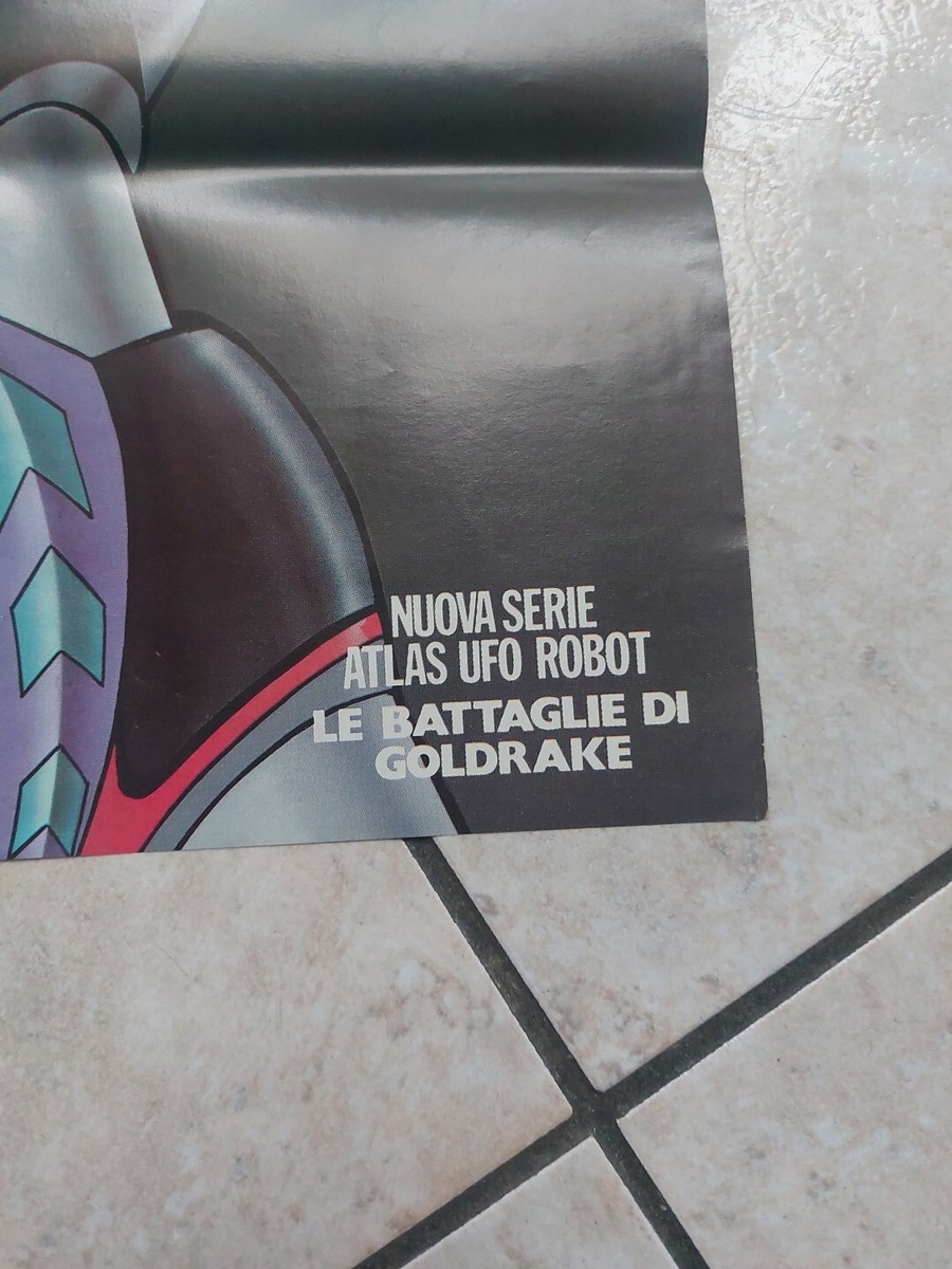 Poster Goldrake Elah - Collection Complète Des Batailles 1 à 4, édition 1978