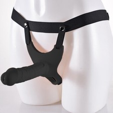 Strap on Dildo Harness for Men - Hollow Dildo W/ Adjustable Stretchable Harness