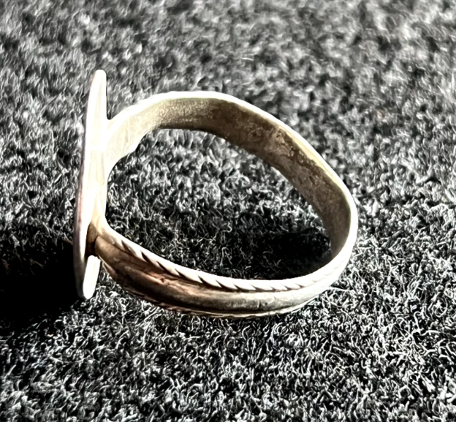 Anillo de Plata Ejército Ruso 1775 Rebelión de Pugachev Guerra Campesina Original Foto 3 de 4