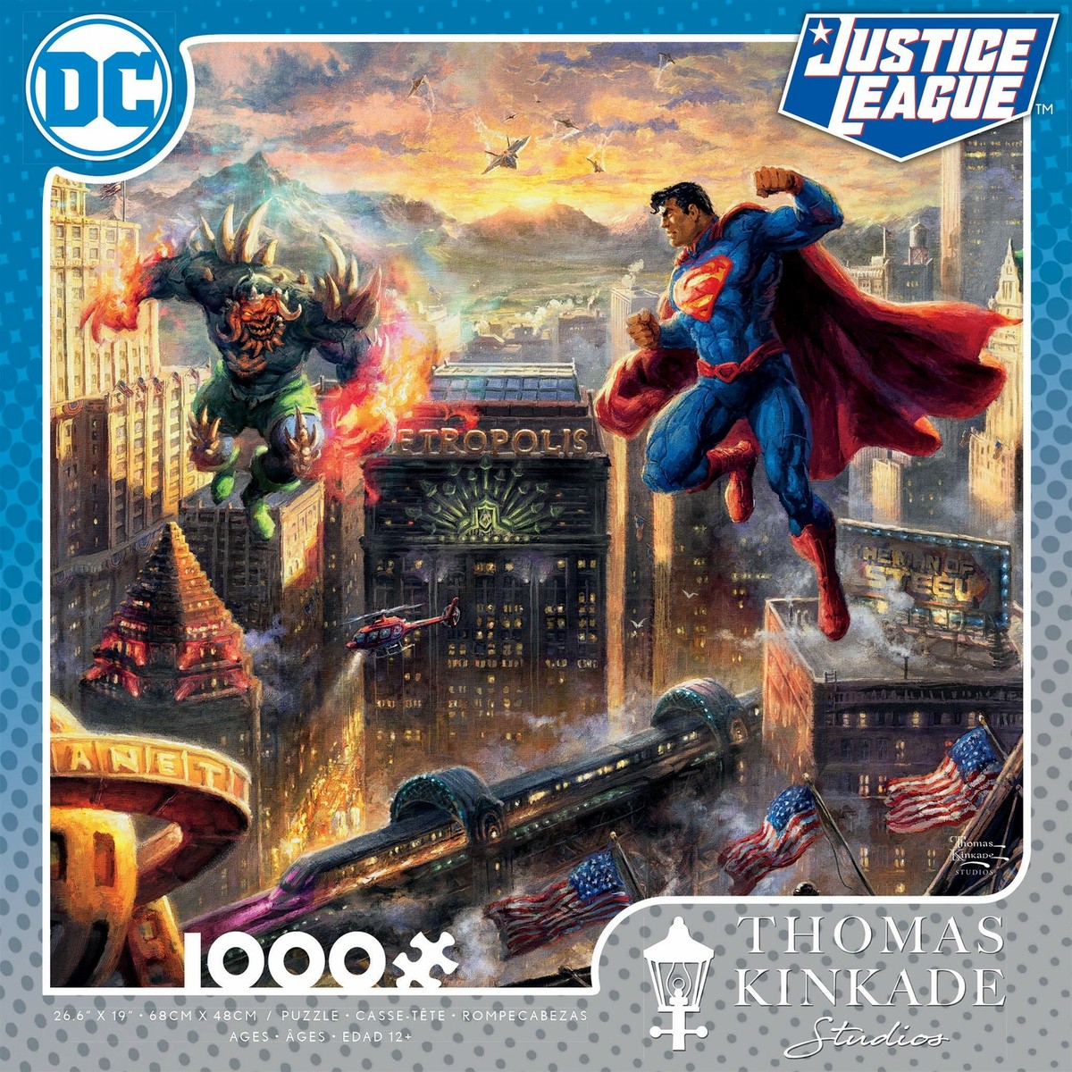 Thomas Kinkade - DC Comics Collection Superman Man of Steel 1000
