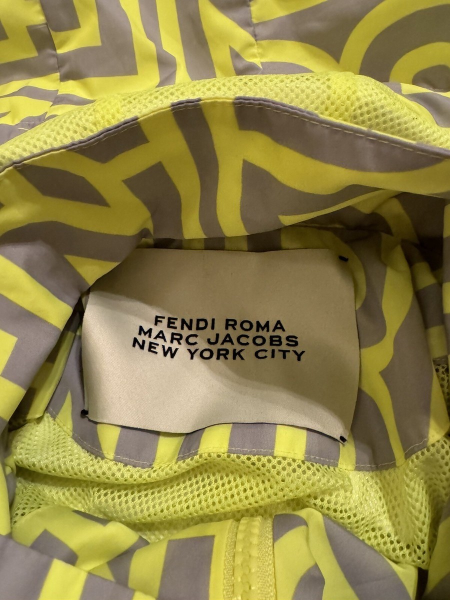FENDI Jacket MARC JACOBSコラボ イエロー ブルゾン マーク・ジェイコブス手掛けた「フェンディ」のカプセル