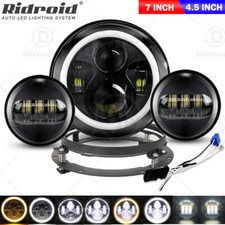 7" LED Headlight + 4.5" Fog