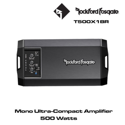 Rockford Fosgate Power T500X1BR - Mono Ultrakompakter 500 Watt Verstärker 