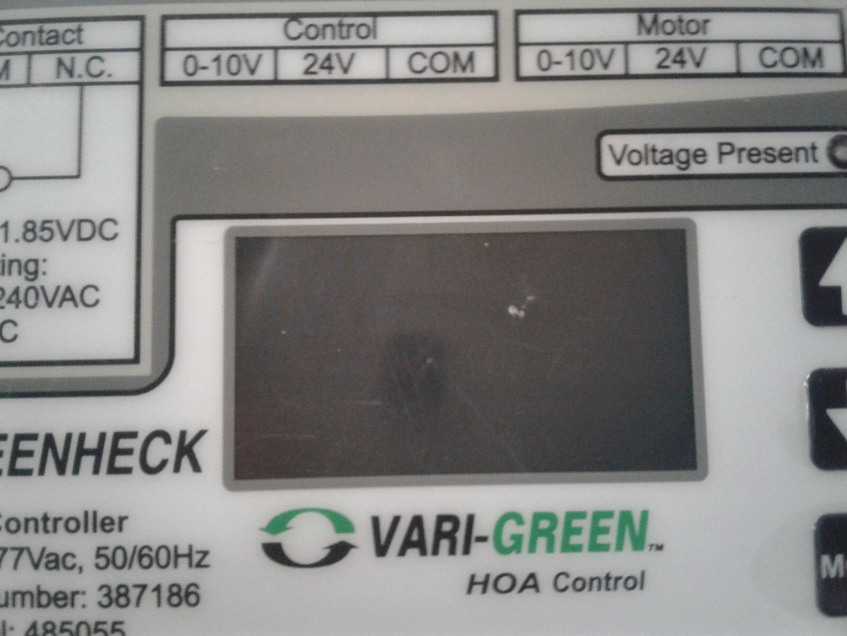 Greenheck 387186 Vari-Green HOA Control 100-277VAC 50/60 Hz Greenheck 387186 Vari-Green HOA Control 100-277VAC 50/60 Hz