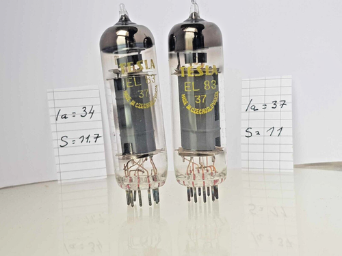 2 x EL83 TESLA MATCHED PAIR 1973y Power PENTODE TUBE 6CK6 SAME CODES | eBay