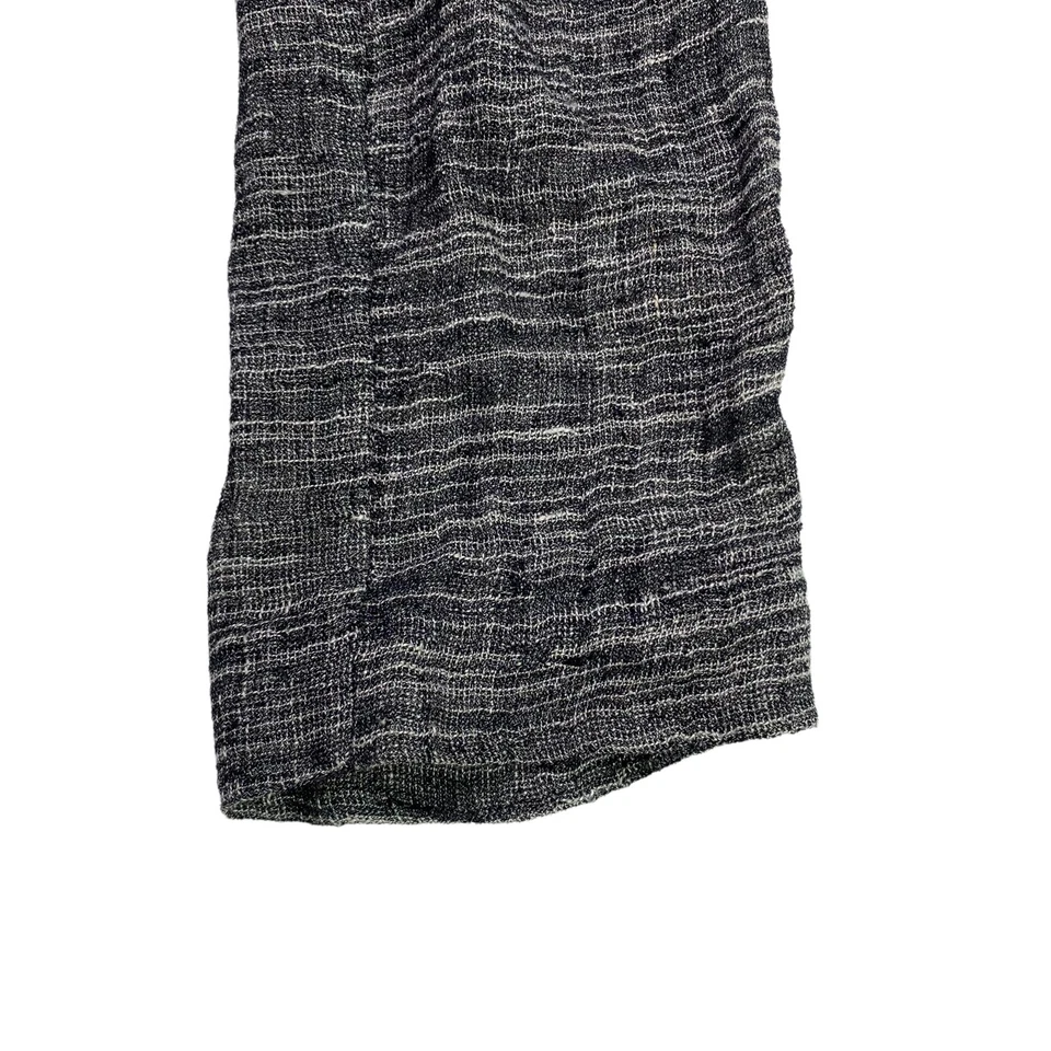 Eileen Fisher Kimono Linen Jacket Womens Size PP Black Open Front Lightweight - Image 4 of 4