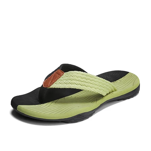 Mens Thong Flip Flops Sandals Fabric Comfort Beach Sandal Slippers US Size 7-15 - Picture 19 of 24