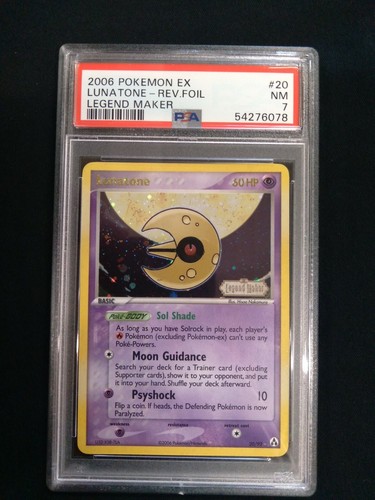 Lunatone graded PSA 7 for sale on eBay
