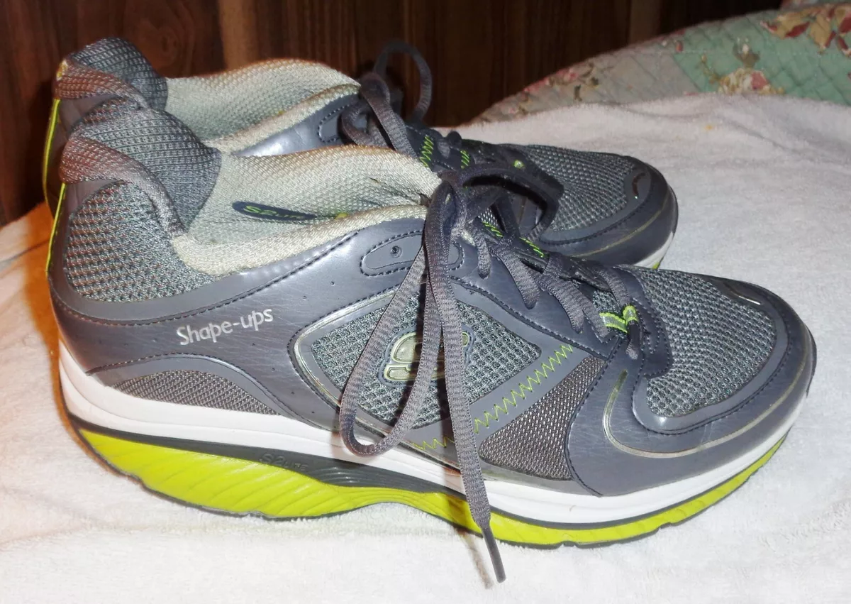 Skechers shape ups mens green deals