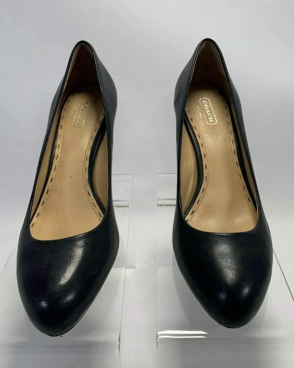 Coach hot sale wedge pump