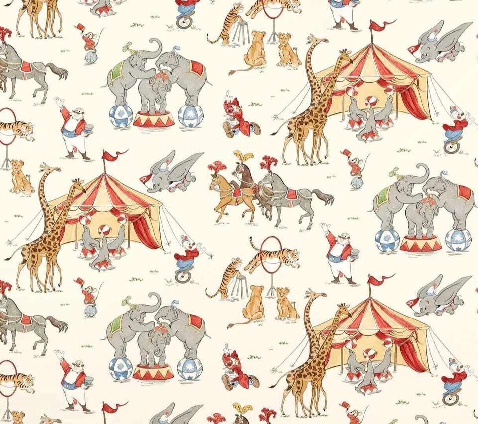 DISNEY HOME SANDERSON X VORHANGSTOFF Dumbo 3,4 METER ERDNUSSBUTTER & GELEE - Bild 4 von 4