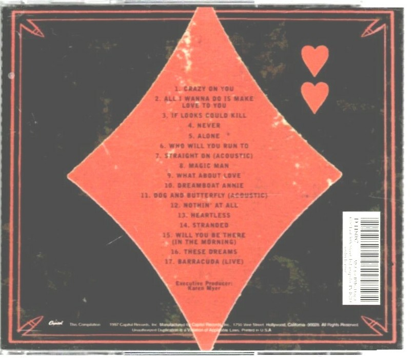 Heart CD Capitol Records 1997, 53376 2 8, Greatest Hits ~ NM-! | eBay