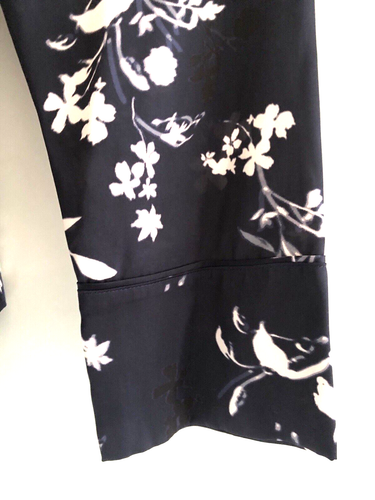 M&S Rosie for Autograph Blue Floral Satin Pyjamas Set 16 & 22 BNWT - Picture 5 of 8