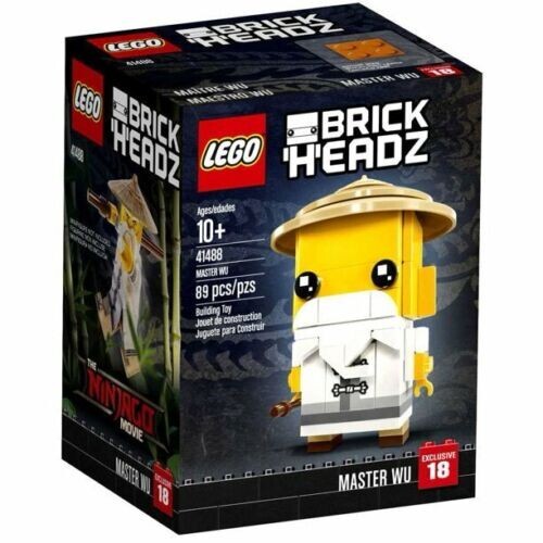 41488 MASTER WU ninjago brick headz NEW lego legos set brickheadz