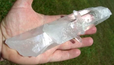 LEMURIAN Laser Quartz Crystal Point A Natural Frosty Rare Formation For Sale