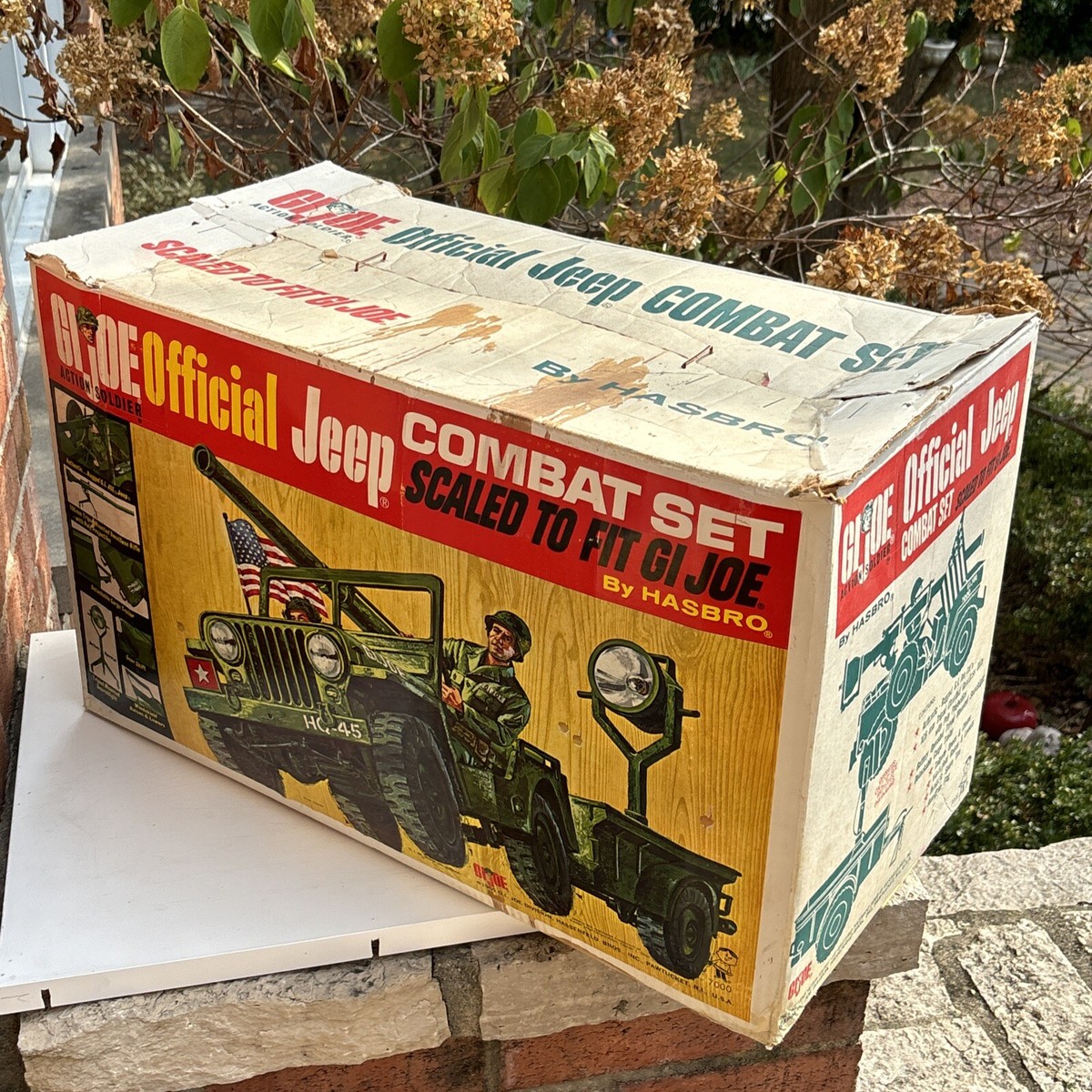 Vintage 1965 Hasbro GI JOE Official Jeep #7000 Original Box