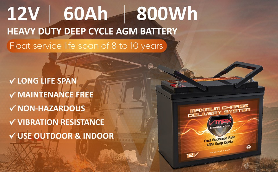VMAXMB96 12V 60ah Pihsiang 109101-89203-50P AGM Scooter Battery ...