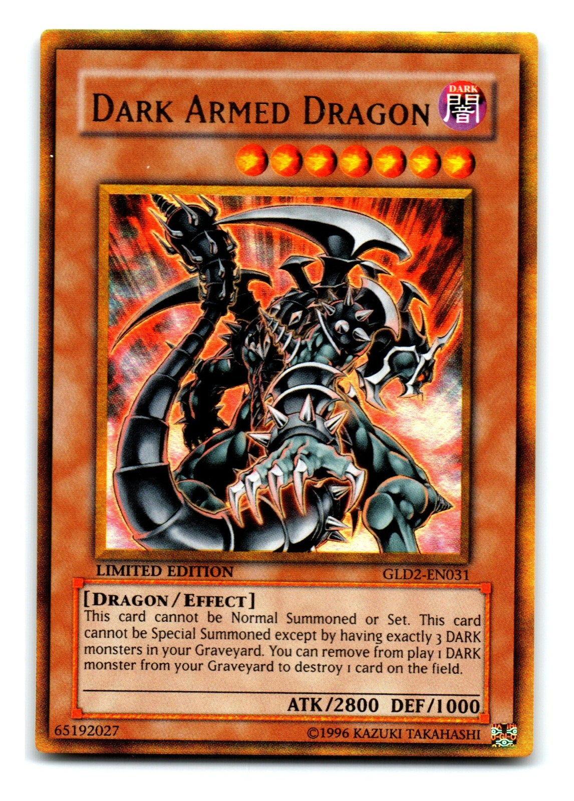 Dark Armed Dragon PTDN-EN019 Phantom Darkness for sale | eBay
