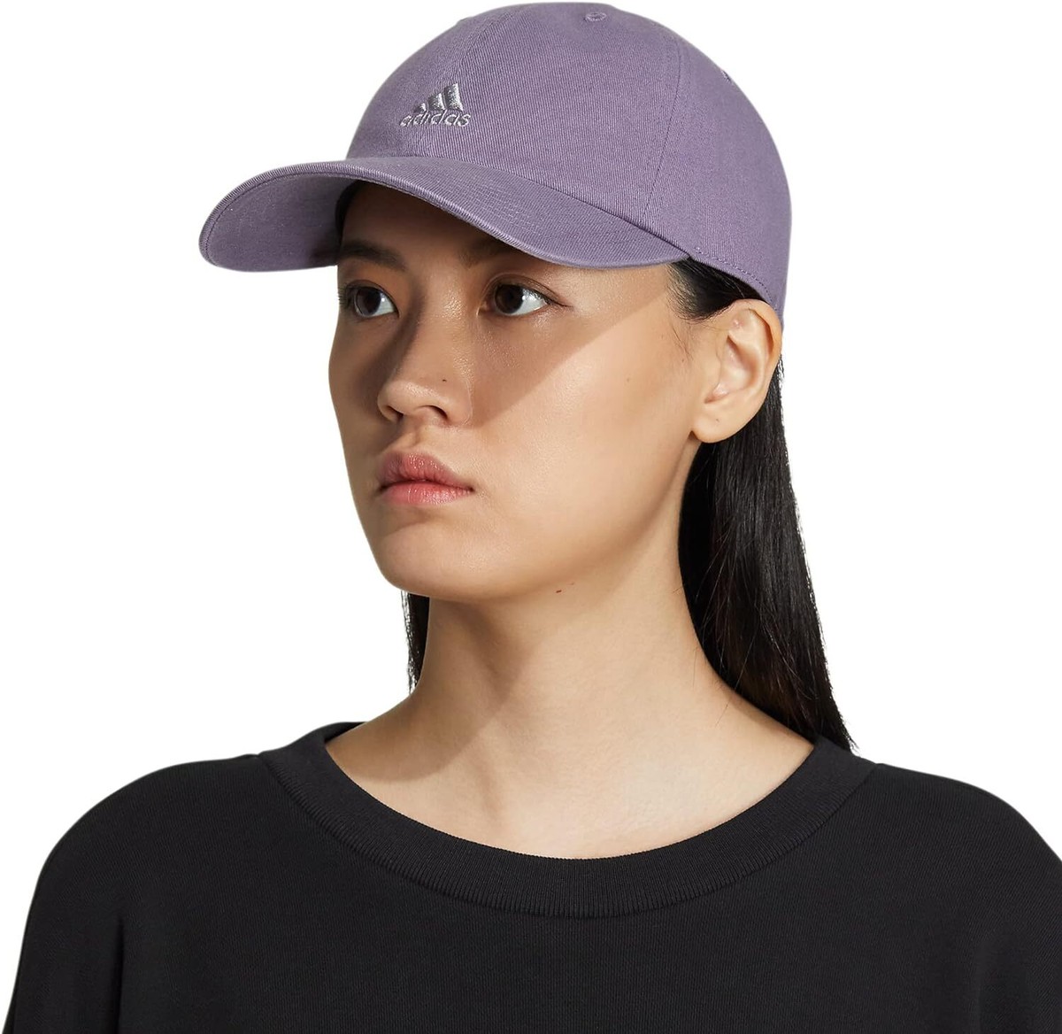 Adidas Women\'s Violet Grey Saturday Baseball Adjustable Cotton Athletic Hat Women main image 3