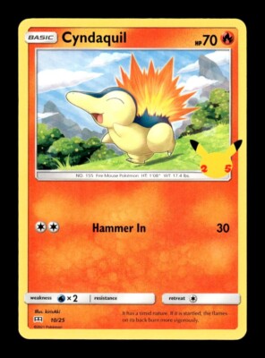 Pokemon Celebrations Cyndaquil 10/25 | eBay