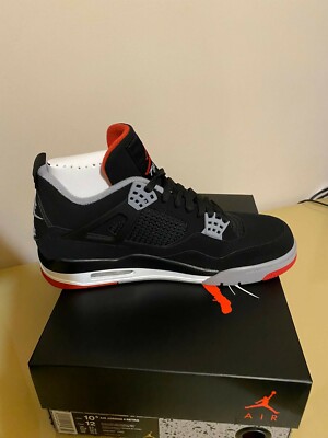 Nike Air Jordan 4 Retro OG Groved Beton Black 2019 UK.9.5 OW 44,5