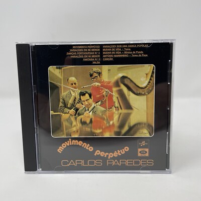 Carlos Paredes - Movimento Perpétuo (CD, 1988, Made In France) Folk - Fado