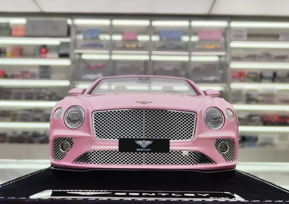 Bentley Continental GTC Speed Edition (Rosa) [H&H] escala 1:18 Foto 3 de 4