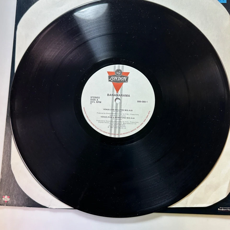 Venus Vinyl Record Bananarama London 12" Single Remix 33 RPM - Image 4 of 4